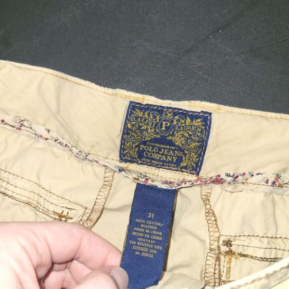 Ralph Lauren Vintage Y2K Khaki Cargo Pants 31 - Picture 7 of 11